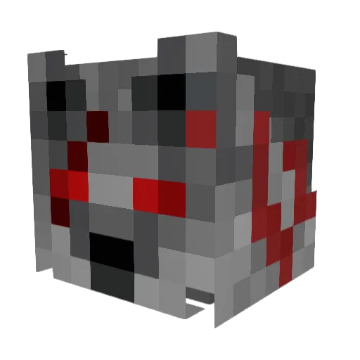 Zenexyne Minecraft avatar head, 3D render