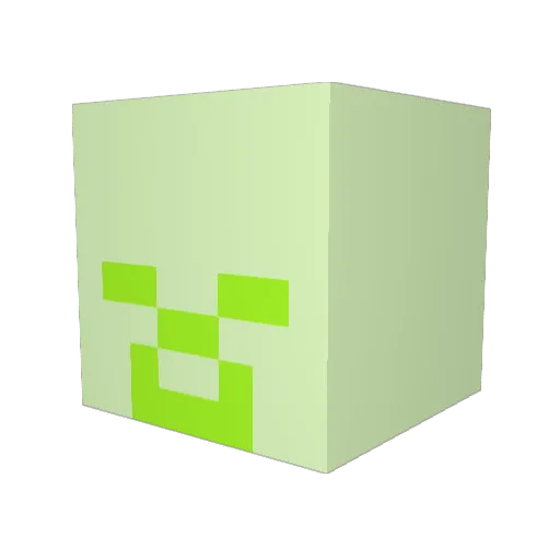 Zenfic001 Minecraft avatar head, 3D render