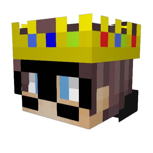ZeniOdyssey Minecraft avatar head, 3D render
