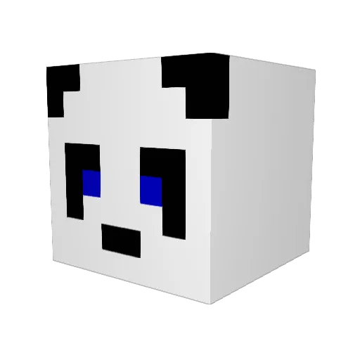 Zenit13 Minecraft avatar head, 3D render