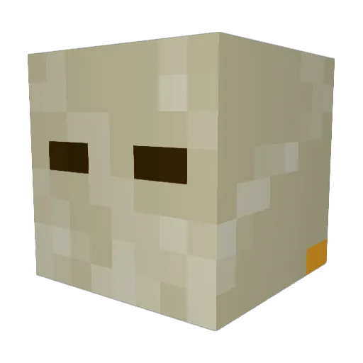 ZenithAtkinson Minecraft avatar head, 3D render