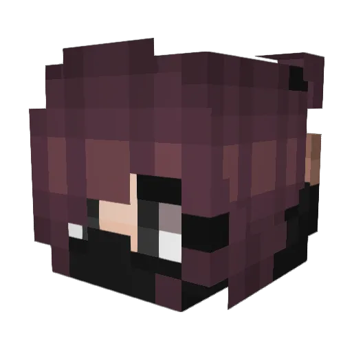 ZenithPuzzle Minecraft avatar head, 3D render