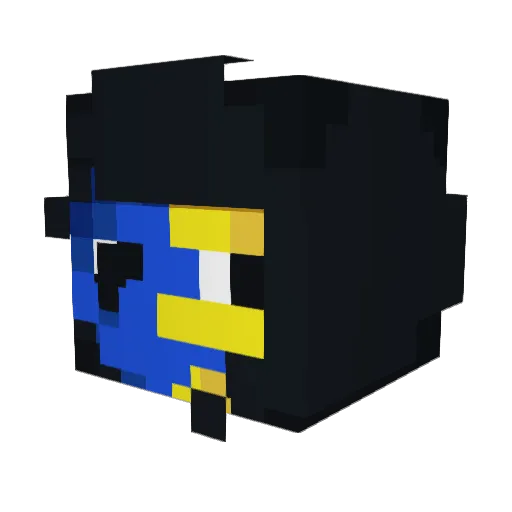 Zenith_Machina Minecraft avatar head, 3D render