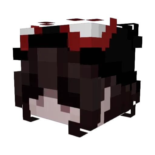 Zenittk_ Minecraft avatar head, 3D render