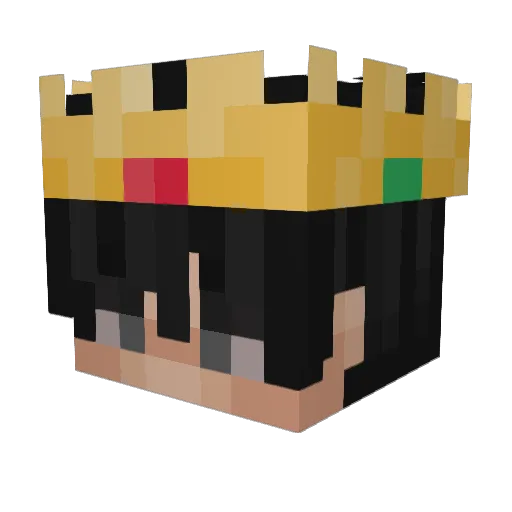 ZenixPlayzYT Minecraft avatar head, 3D render
