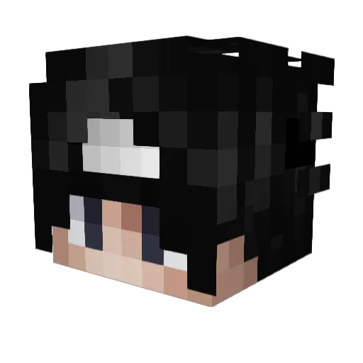 ZenkoKartz Minecraft avatar head, 3D render