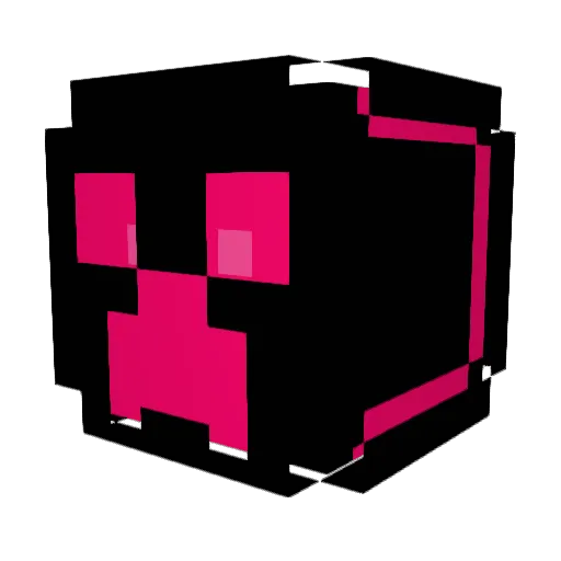 ZenmatoTv Minecraft avatar head, 3D render
