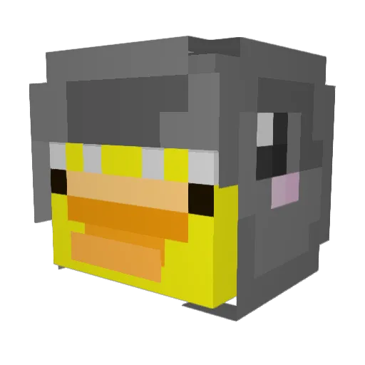 Zenno6c_ Minecraft avatar head, 3D render
