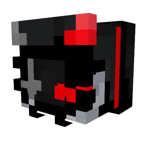 ZenoFraze Minecraft avatar head, 3D render