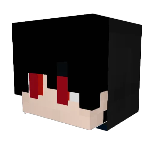 Zeno_PL Minecraft avatar head, 3D render