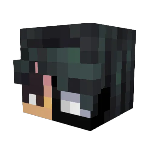 ZenokiShroom Minecraft avatar head, 3D render