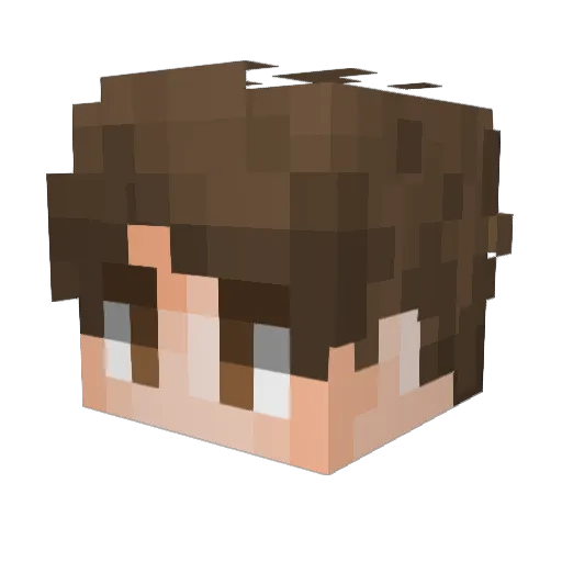 Zenom_Requiem Minecraft avatar head, 3D render