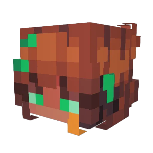 Zenotrigger Minecraft avatar head, 3D render