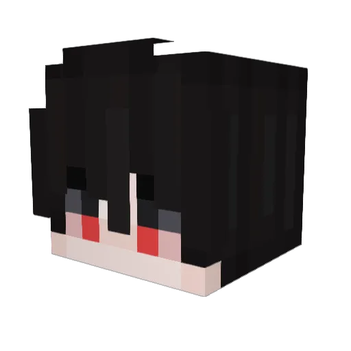 ZenpieDragon Minecraft avatar head, 3D render