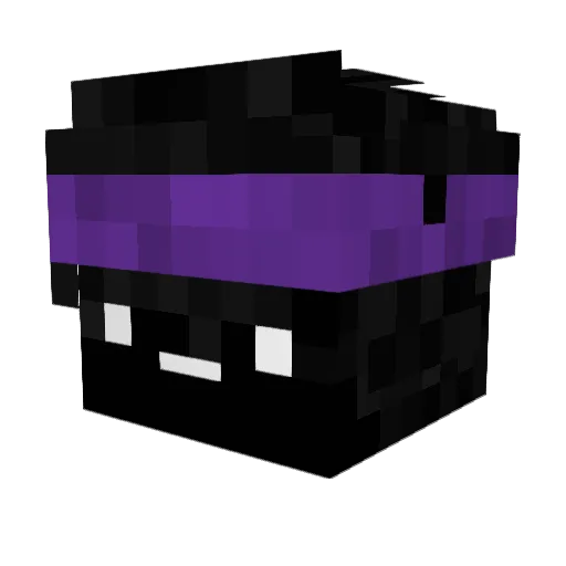 Zenr0 Minecraft avatar head, 3D render