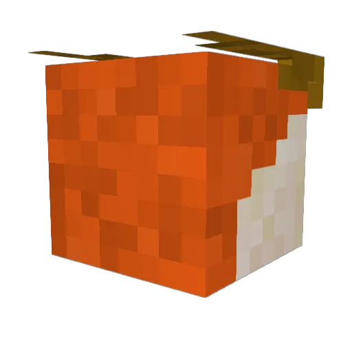Zenri53 Minecraft avatar head, 3D render