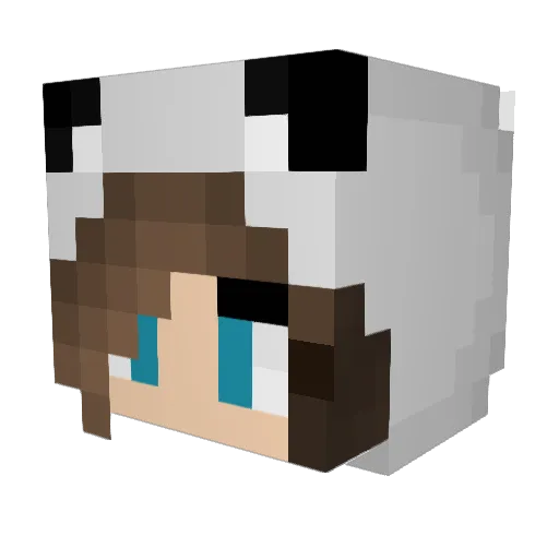 ZensiertGHG Minecraft avatar head, 3D render