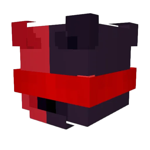 Zensurii28 Minecraft avatar head, 3D render