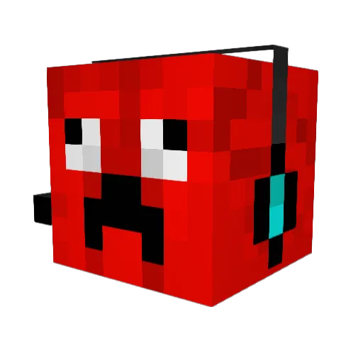 ZenthicPro Minecraft avatar head, 3D render