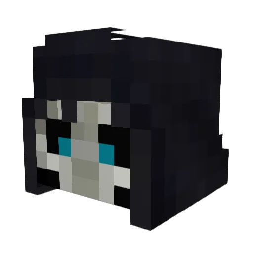 Zentigred2 Minecraft avatar head, 3D render
