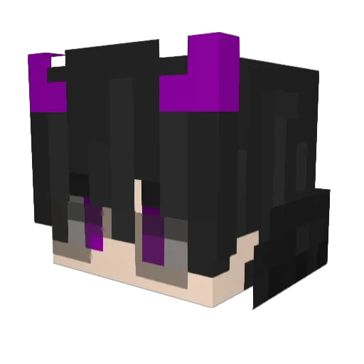 ZentionX Minecraft avatar head, 3D render