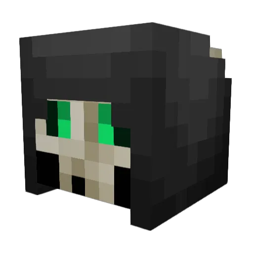Zento55 Minecraft avatar head, 3D render