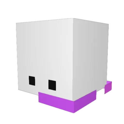 Zentor2 Minecraft avatar head, 3D render