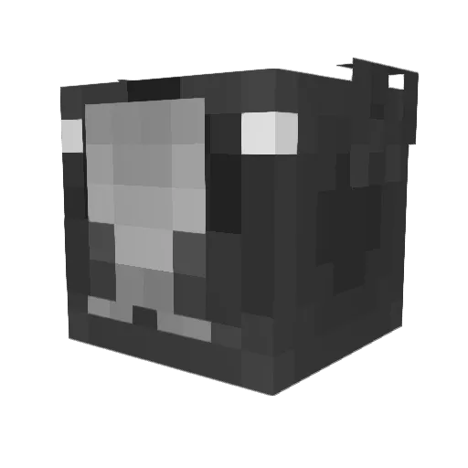 Zenturi Minecraft avatar head, 3D render