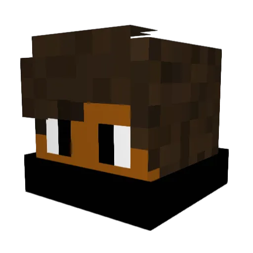ZenvoltBw Minecraft avatar head, 3D render