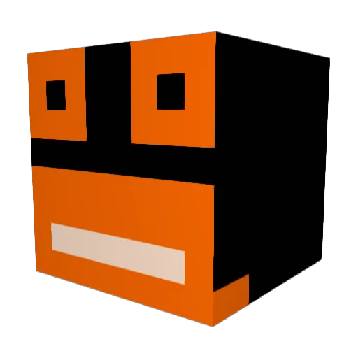 Zenzizer Minecraft avatar head, 3D render