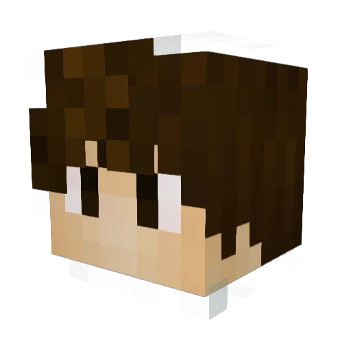 Zeolot Minecraft avatar head, 3D render