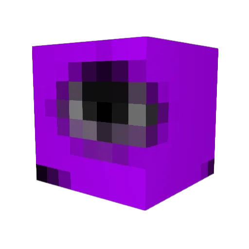 Zeooox Minecraft avatar head, 3D render