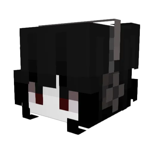 Zeoseb Minecraft avatar head, 3D render