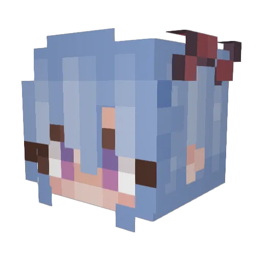 Zephiir_ Minecraft avatar head, 3D render