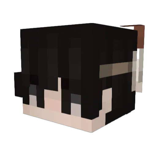 Zephiro85 Minecraft avatar head, 3D render