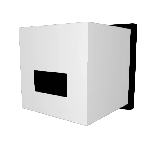 Zephless Minecraft avatar head, 3D render