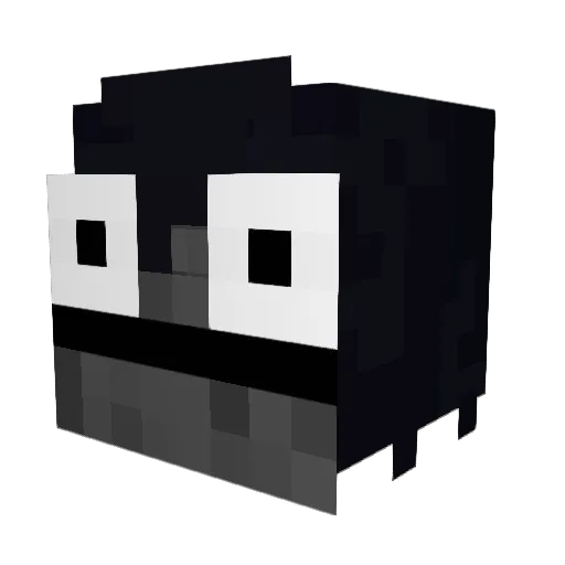 ZephoxZ Minecraft avatar head, 3D render