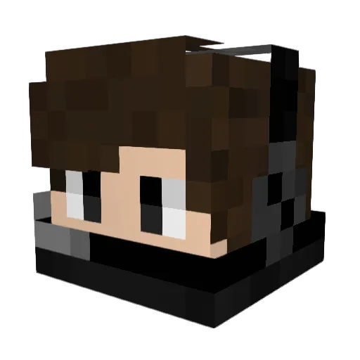 ZephronKillz Minecraft avatar head, 3D render