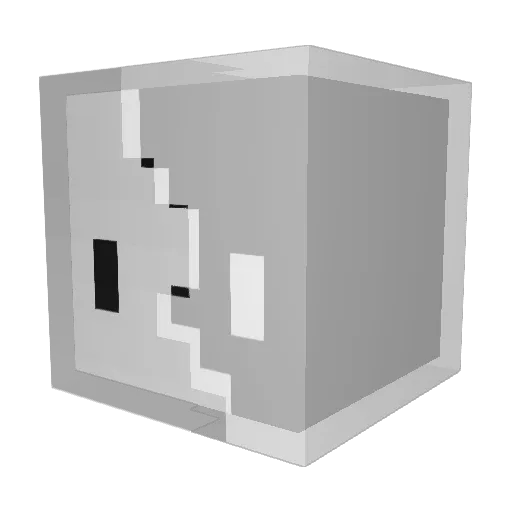 Zephyr0119 Minecraft avatar head, 3D render