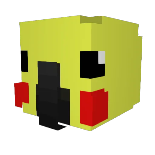 ZephyrPoni Minecraft avatar head, 3D render