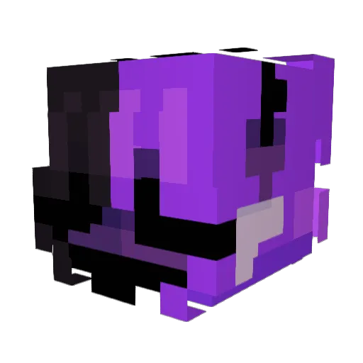 ZephyrQDH Minecraft avatar head, 3D render