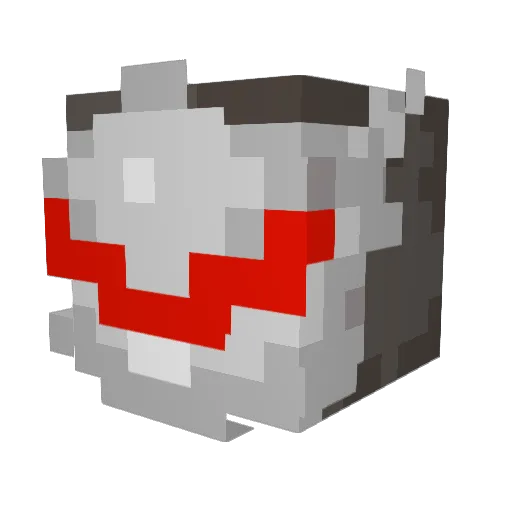 ZephyrSV Minecraft avatar head, 3D render