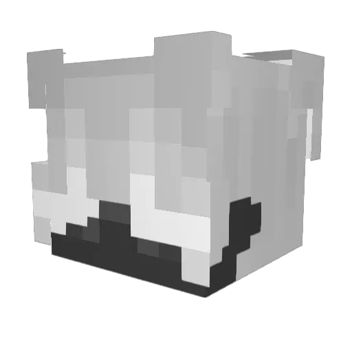Zephyr_X9 Minecraft avatar head, 3D render