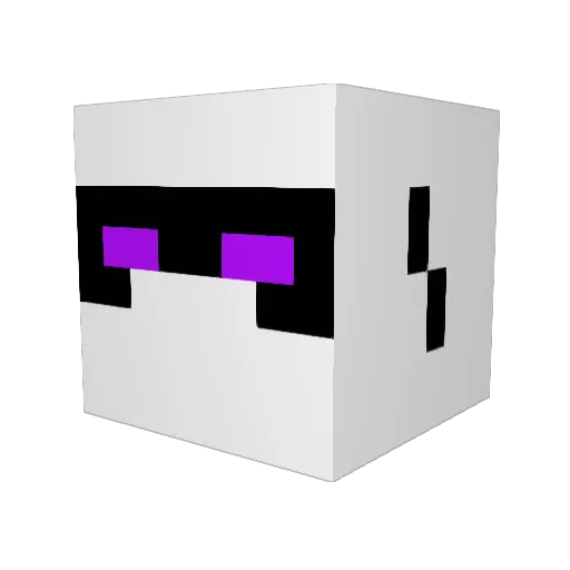 Zephyr_aotea Minecraft avatar head, 3D render