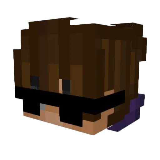 Zephyrrrrrr_ Minecraft avatar head, 3D render