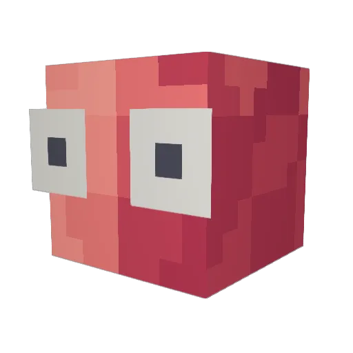 Zephyrus360 Minecraft avatar head, 3D render