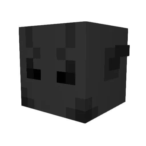 Zepleex Minecraft avatar head, 3D render