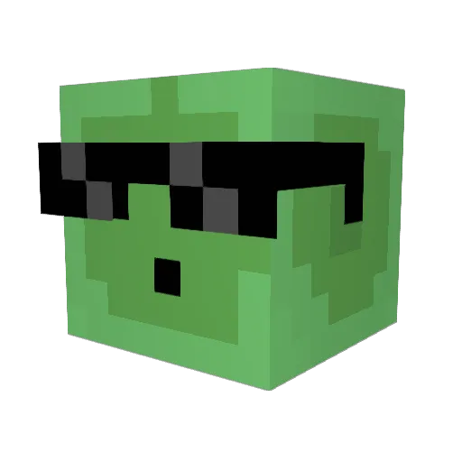 ZepolTtv Minecraft avatar head, 3D render