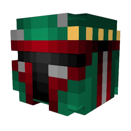 Zeppelin444 Minecraft avatar head, 3D render