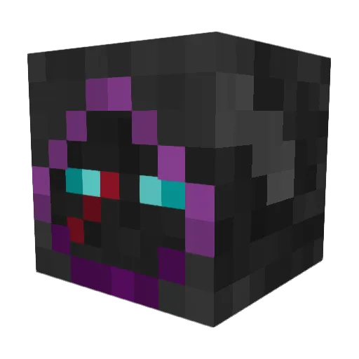 Zepplup Minecraft avatar head, 3D render